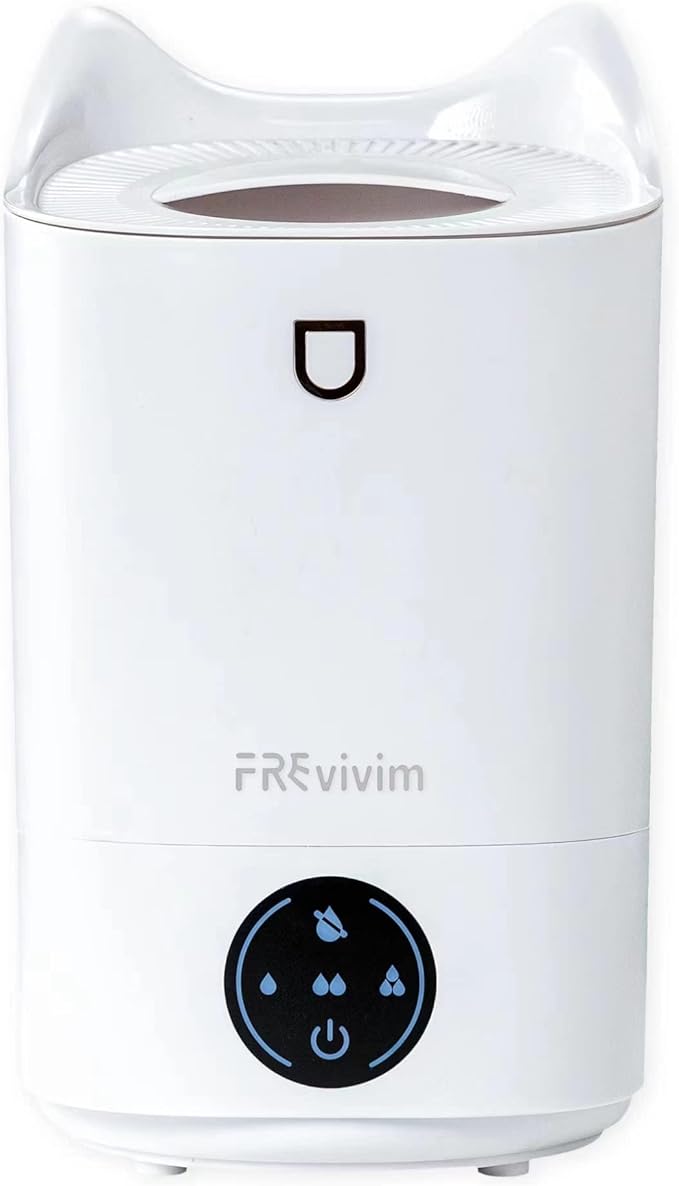 Cool Mist Humidifier, 3.5LTop Fill Ultrasonic Air Humidifier for Bedroom Baby Nursery, portable Large Capacity Humidifier for Home Office Plants.4mode,Quiet, Auto Shut Off, BPA Free. White