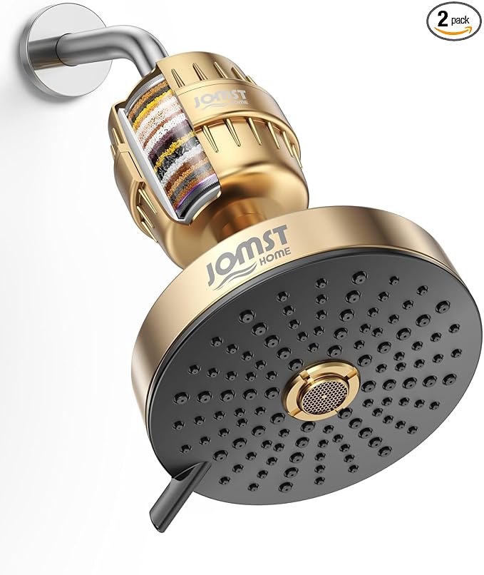 Filtered Shower Head COMBO – for Healthier Skin & Hair | 3 Mode High Pressure by Buynow