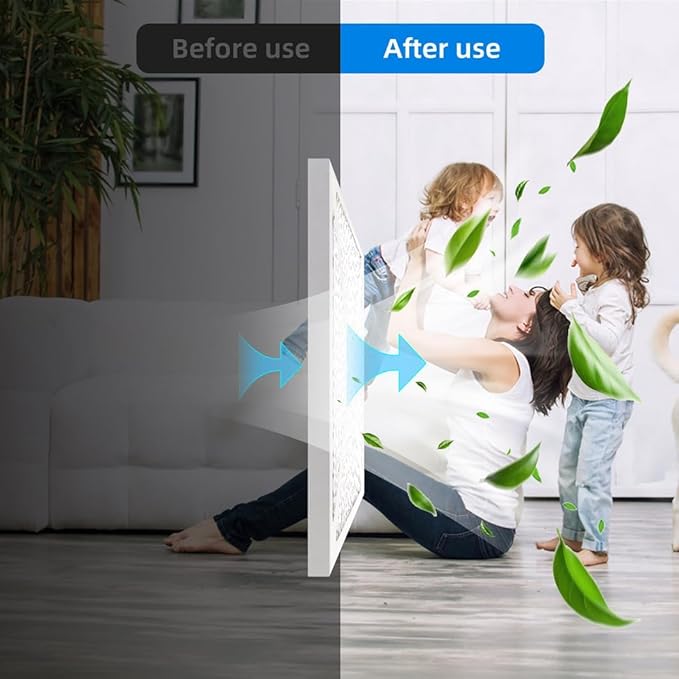 (6 Pack) 14x30x1 Furnace Air Filters, MPR 1900 & FPR 10, MERV 13 Pleated Air Filter (Actual Size: 13.75" x 29.75" x 0.75")