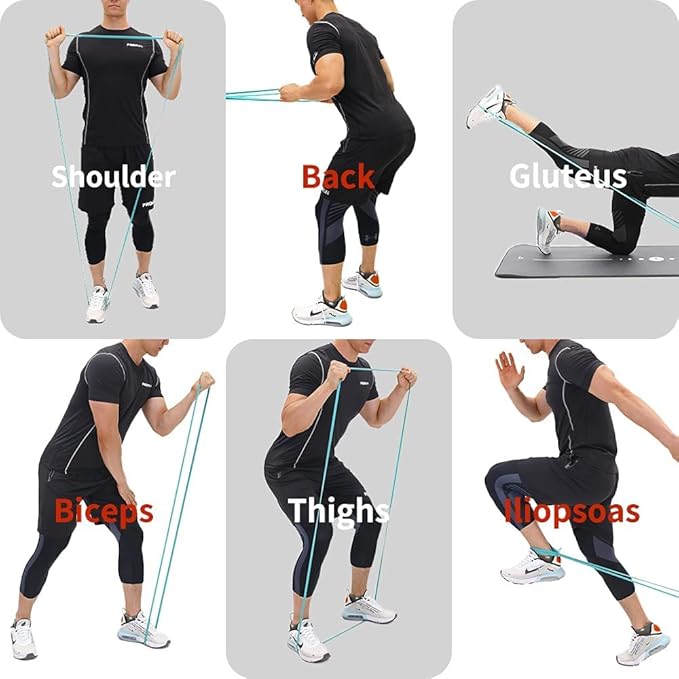 PROIRON Resistance Bands,Pull Up Assistance Bands,Exercise Workout Band for Men & Women,Thick Heavy Duty Resistance Band Set for Working Out,Stretching, Physical Therapy-FlexoryFit
