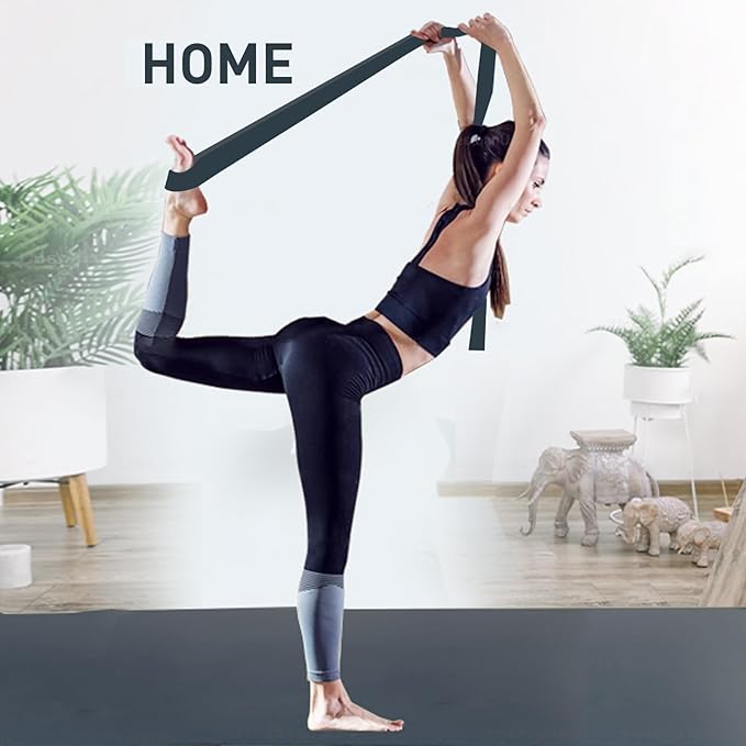 Resistance Bands,Professional Long Non-Latex Elastic Stretch Bands,Exercise Bands for Physical Therapy, Yoga, Pilates, Rehab, at-Home or The Gym Workouts, Strength Training-FlexoryFit