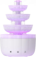 Cloud Rain Humidifier for Bedroom with LED Mood Light & Essential oil Diffuser - Rain Sounds White Noise Diffuser Perfect for Bedroom, Office, and Relaxation (White)