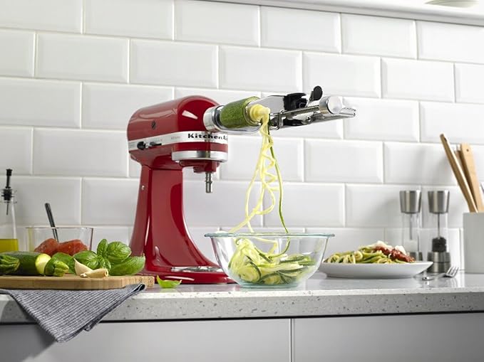 KitchenAid Stand Mixer Attachment, KSM1APC Fruit and Vegetable Spiralizer-FlexoryFit