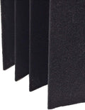 CFS – Pack of 4, Premium Cut-to-Fit Universal Activated Carbon Pad for KWCFL Models – Fresh and Filtered Air for Indoor, Home Filtration – Charcoal Air Filter Sheet – Black
