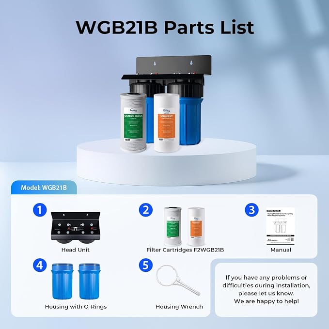 iSpring WGB21B 2-Stage Whole House Water Filtration System, - Image 7