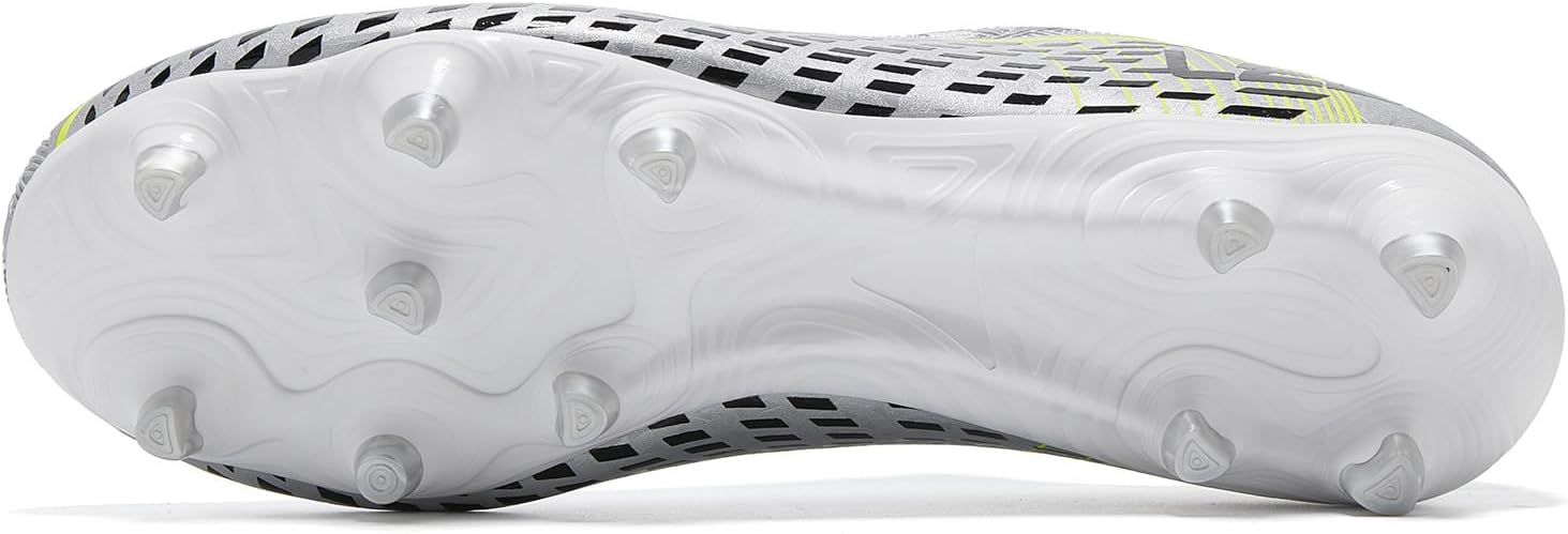 Soccer Cleats for Men's and Women's Outdoor Unisex Football Shoes Firm Rugby Boots