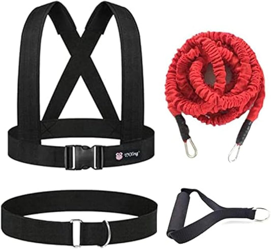 YNXing Resistance Training Rope Explosive Force Bounce Physical Training Resistance Rope Improving Speed, Stamina and Strength-FlexoryFit