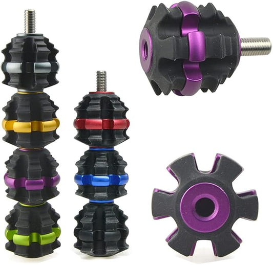 ZSHJGJR Archery Stackable Bow Stabilizer Ball Reduce Shock Absorber Balance Bar Vibration Damper Silencer for Recurve Compound Bow Hunting Shooting