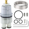 RP19804 RP46074 Shower Cartridge Replacement for Delta 1300/1400 Series 13/14 Series, Compatible with Delta Monitor MultiChoice Rough-in Valve, Include RP22734 (RP46074+Bonnet Nut)