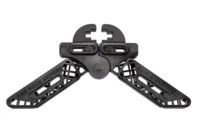 Pine Ridge Archery Kwik Stand Bow Support, Fit on Most Bow Limbs, Perfect for Ground or Box Blind Hunting
