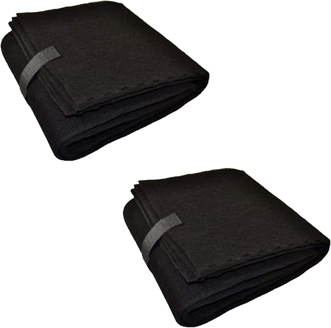CFS - Pack of 2, Universal Cut to Fit Carbon Pre-Filter Pad Roll for Air Purifiers, Range Hood, Furnace Filters & Conditioner - Fresh Indoor Charcoal Filter Sheet - 10"x48"
