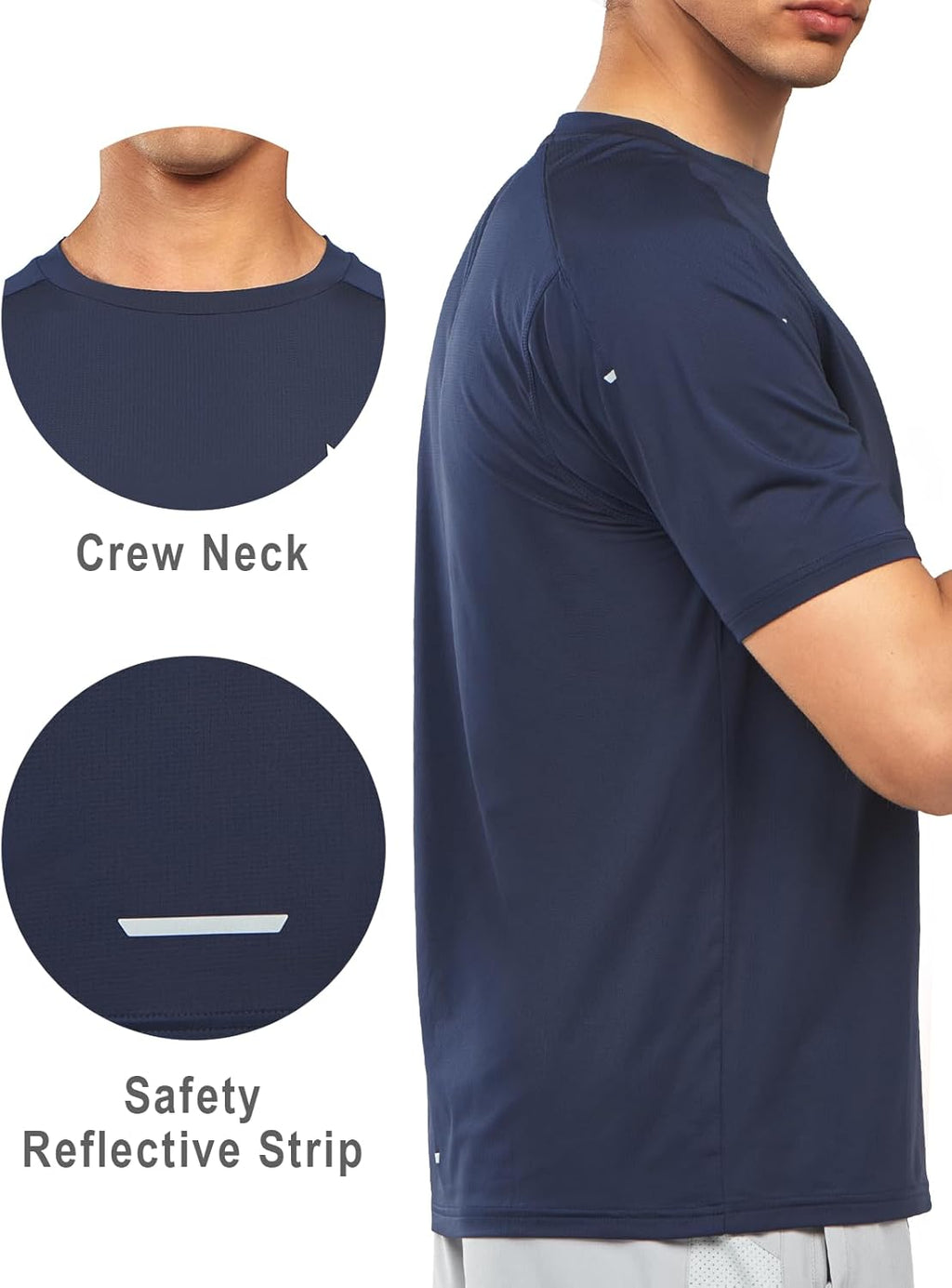 NORTHYARD Men's Athletic Running T-Shirts Quick Dry Workout Shirts Short-Sleeve Sports Gym Tee Tops Performance Activewear
