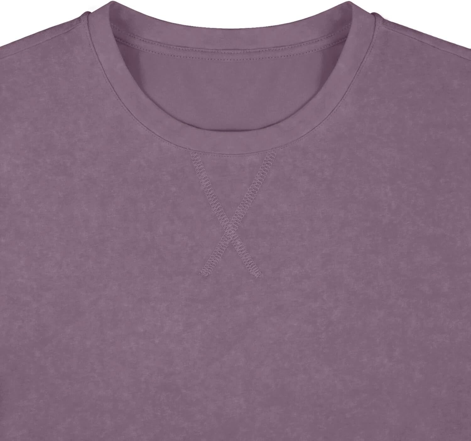LOGEEYAR Men's Athletic Washed T-Shirts Basic Crew Neck Tees Tops Causal Distressed Cotton T Shirts for Men