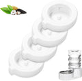4 Pack Replacement Filters for 3L/3.6L/4.6L/6L/8L Gravity Dog/Pet Water Dispenser, Dog Water Filter Replacement, Triple Filtration Pet Fountain Filter, Water Feeder Filter for Cat and Dog