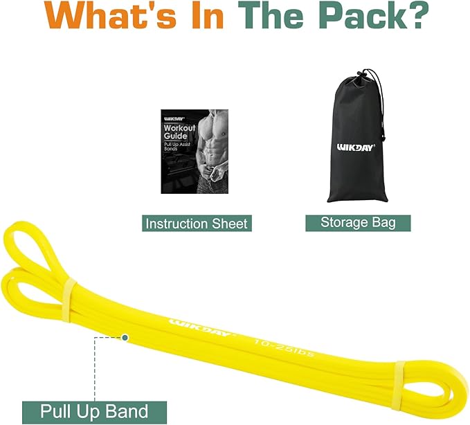 Resistance Bands for Working Out, Exercise Bands, Workout Bands, Pull Up Assistance Bands for Body Stretching Training Physical Therapy Muscle Training for Men & Women-FlexoryFit