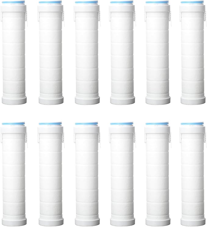 High Pressure Handheld Shower Head High Pressure Shower Heads- High Flow Even with Low Water Pressure - Hand Held Showerhead Set with 59″Replacement Hose/Bracket and Cotton Filters (White 2)
