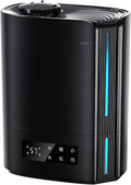 BREEZOME 6L Humidifiers for Bedroom Large Room & Essential Oil Diffuser, Ultrasonic Top Fill Cool Mist Humidifiers for Baby, Plants, Nursery Last up to 60 Hours, Smart Humidistat Control, Quiet, Black