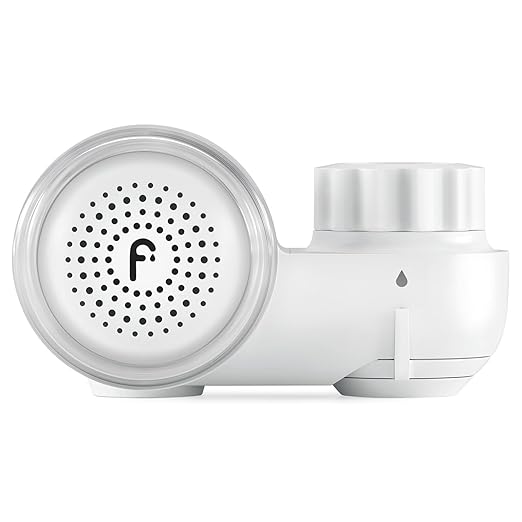 Filterbaby Skincare Filter 2.0, Bathroom Sink Filter Faucet for Skin Care, 99.9% Chlorine Removal - 0.000001 MM Carbon Fiber, Clinically Tested, Skin Hydration in 2 Weeks (White)