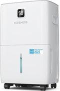 Kesnos 120 Pints Energy Star Dehumidifier for Home & Basement with Drain Hose, Front LED Display and 1.06 Gal Water Tank, Ideal for Spaces up to 6,500 Sq. Ft., Featuring Auto Defrost & Timer Function