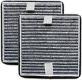 Nispira FRF105 Filter Replacement for Febreze FHT150W OdorGrab Portable Air Cleaner Odor Reducer, HEPA Carbon 2 Packs