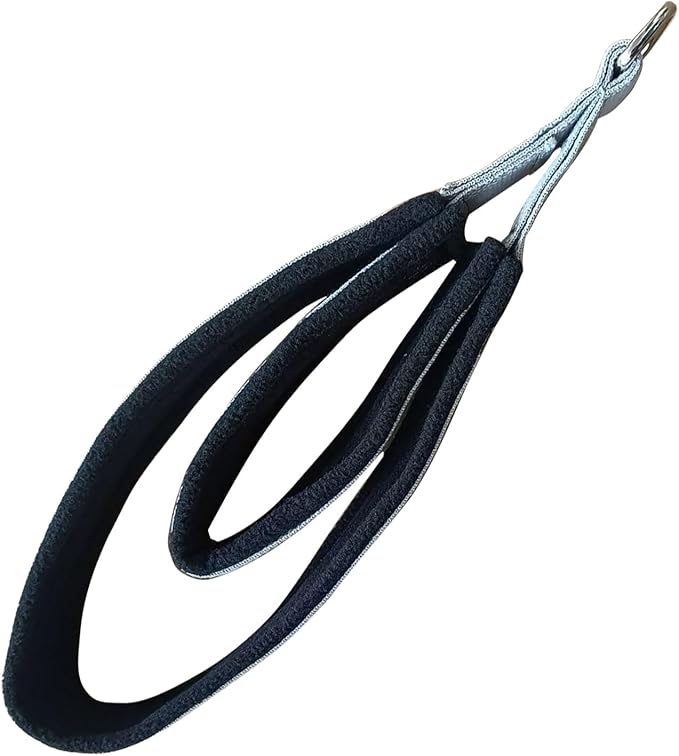 Pilates Double Loop Straps for Reformer, D Ring Straps Handle, Yoga Exercise Straps, 2 PCS-FlexoryFit