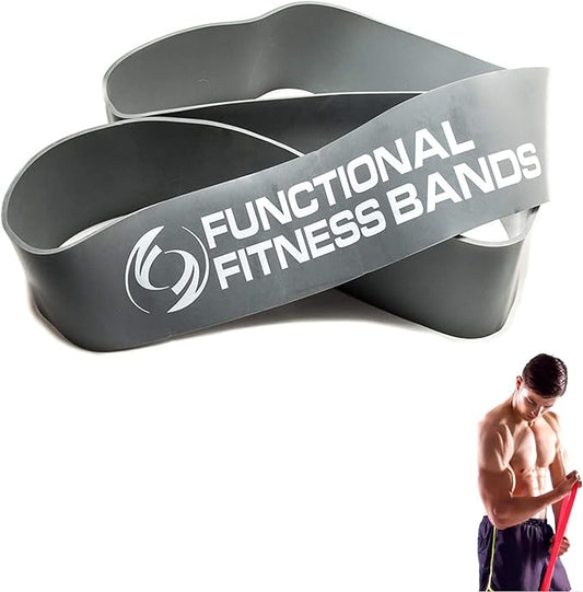 Functional Fitness Pull Up Assist Resistance Bands | Heavy Duty Exercise Bands for Powerlifting, Mobility, and Stretching | Travel Friendly Resistance Bands for Workout-FlexoryFit