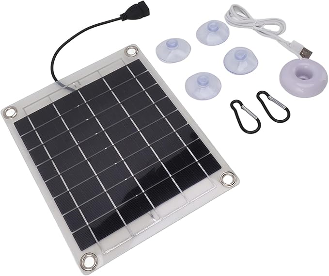 Solar Panel Floating Water Humidifier Energy Saving Double Sided Transparent Panel USB Atomization Spray Humidifier for Home Car Office Outdoor