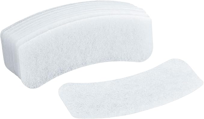 MECCANIXITY Universal Cloth Dryer Air Intake Filter, Cotton 160x62mm White for Clothes Dryer Filter Replacement Pack of 10