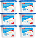 CANAGER Fragrance Free Moisture Absorber Box,Odor Eliminator and Dehumidifier Boxes for Closet,Bedroom,Kitchen,Bathroom-6 Packs,Cups - Traps Moisture for Fresher, Cleaner Air