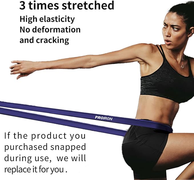 PROIRON Resistance Bands,Pull Up Assistance Bands,Exercise Workout Band for Men & Women,Thick Heavy Duty Resistance Band Set for Working Out,Stretching, Physical Therapy-FlexoryFit
