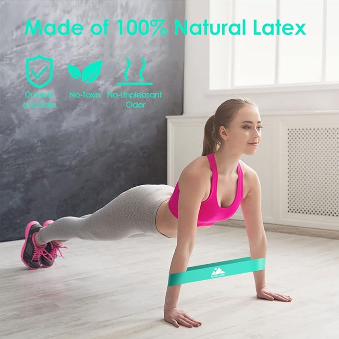 Resistance Bands Set, Workout Bands with Handles, Door Anchor, Ankle Straps and Carry Bag, Exercise Bands for Shape Body and Home Workouts-FlexoryFit