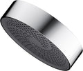 AULEEND，high pressure shower heads，with Anti-Clog Rubber Jets - 360° Rotation Adjustable Shower Head -7.87inches (Chrome)