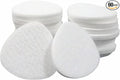 60 Pack White Refill Pads Compatible with Homedics Humidifier Essential Oil Diffuser Replacement Microfiber Triangle Tray Pads