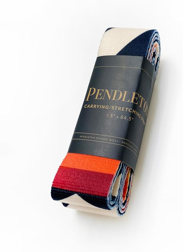 Yune Yoga x Pendleton Strap – Fire Legend Design – 100% Cotton Yoga Stretching & Carrying Strap – Eco-Friendly, Durable, Adjustable – Ideal for All Yoga Levels-FlexoryFit