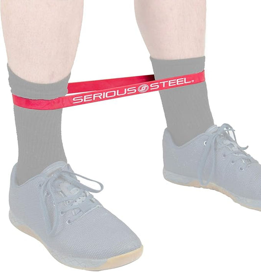 Serious Steel Fitness 12 inch Resistance Band - Deadlift & Hip Band for Glute Activation & Dynamic Warm Up-FlexoryFit