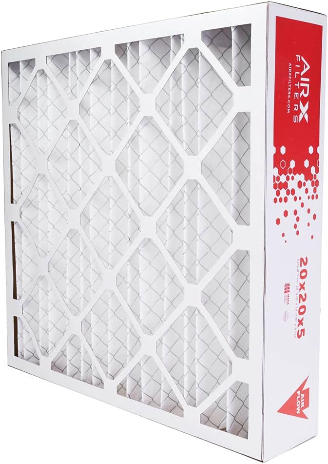 AIRx Filters 20x20x5 MERV 8 HVAC AC Furnace Air Filter Replacement for Honeywell FC100A1011 FC200E1011 CF200A1024, Dust 2-Pack, Made in the USA
