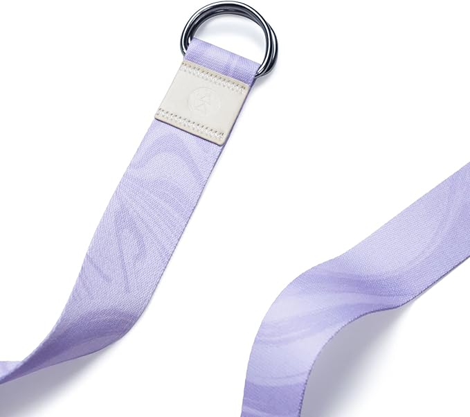 yogadesignlab YOGA DESIGN LAB | The Yoga Strap | Luxurious, Extra Long, Super Soft, Eco Printed | Studio Quality, Adjustable | Safely Stretch Further and Hold Longer | 8 ft Long-FlexoryFit