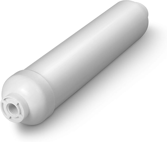 10-inch Universal Alkaline in-line Water Replacement Filter - PH Enhancer, and Re-Mineralizer – Post Filter for Under-Sink or Reverse Osmosis System - Restore Essential Minerals Set of 2