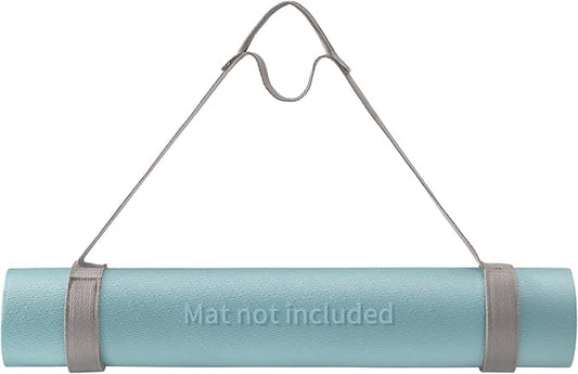 Trilancer Adjustable Yoga Mat Strap With Hook and Loop Closure, Yoga Mat Holder Carrier,and Organizing-Mat Not Included-FlexoryFit