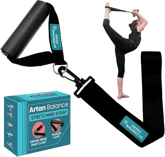 Stretching Straps for Flexibility, Balance, and Leg Stretching – Multiple Styles for Yoga, Ballet, Dance, Gymnastics & Physical Therapy-FlexoryFit