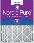 Nordic Pure 20x20x4 Pleated MERV 8 Air Filter 1 Pack by NordicPure