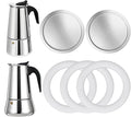 2 Pcs Filter with 3 Pcs Silicone Gasket Seals by Theperfectcombinationofcoffeehomeandhealthylivingmakingeverydayadayofrituals