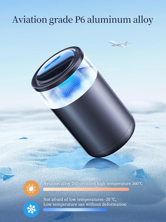 Smart Car Air Freshener, Car Diffuser, 2026 Upgraded 8 Colorful Ambient Light,Rechargeable,Long Lasting,Automatic Intensity,Lasts 6 Months,Fragrance Scents Refill X2 for CAR,Bedroom and Office