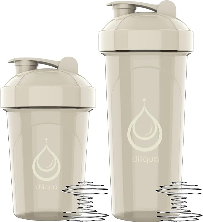 10 PACK- Shaker Bottles with Wire Whisks for Protein Mixes | Leakproof Blender Shaker Bottle Pack | BPA-Free & Dishwasher Safe | Large 28oz & Small 20oz shaker bottle | Shaker Cups for shakes-FlexoryFit