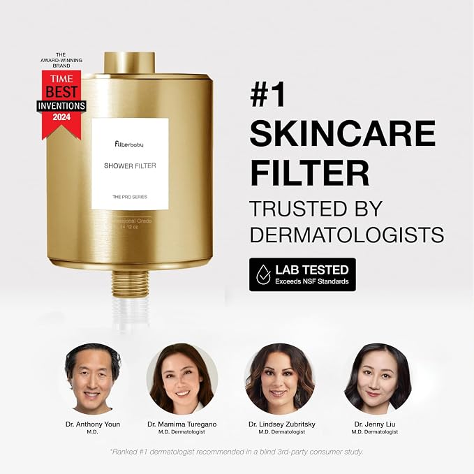 Filterbaby All-Metal Shower Filter Pro, IAPMO Certified to NSF 177, Doctor - Image 7