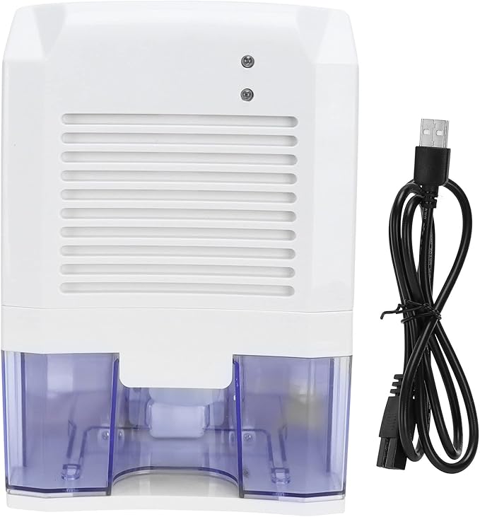 Topyond Small Dehumidifier, USB Dehumidifier for Bathroom and Bedroom, Humidity Removal Machine for Home Use, Portable Closet Dehumidifier