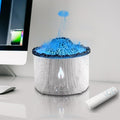 300ml Essential Oil Diffuser, Ice Volcano Flame Aromatherapy Diffusers Fragrant Humidifier Vaporizer with Remote Control, Night Lights, Timer Auto Off for Bedroom Office (Light Wood Grain)