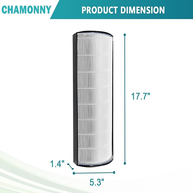Elite Filter Replacement PETWRFIL,Compatible with Pure Enrichment PureZone Elite 4-in-1 Air Purifier, 2 H13 True HEPA Filter + 4 Activated Carbon Pre-filters