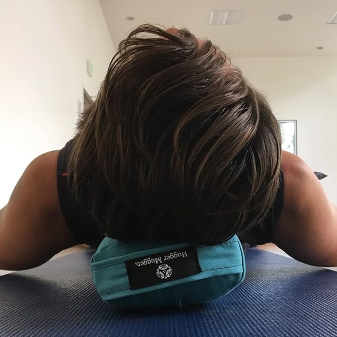 Hugger Mugger Pranayama Yoga Bolster - Very Firm, use Under Length of Spine for Deeper Breathing or Under Ankles, Handmade in The USA-FlexoryFit