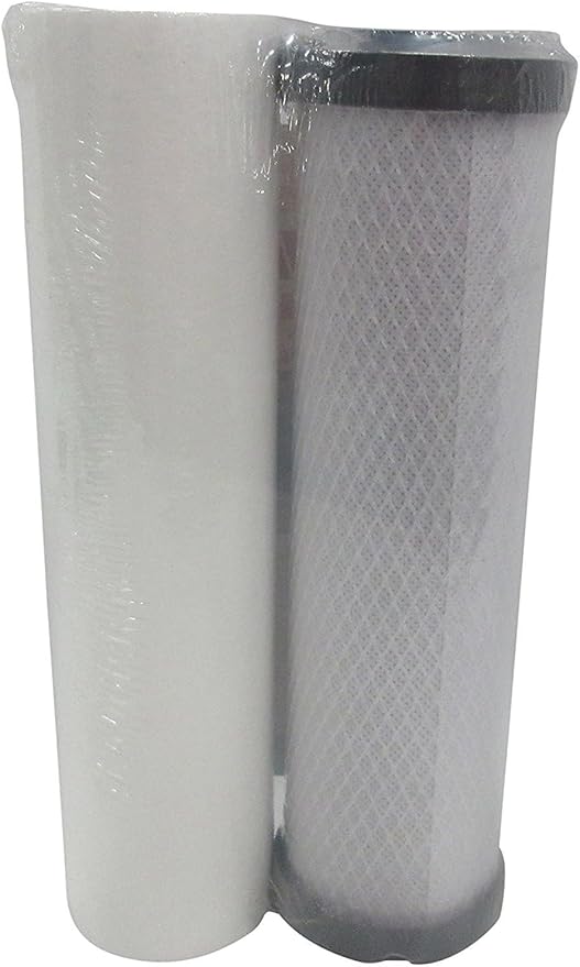 Watts Premier 2-Pack 5-Micron White Melt Blown Sediment Filter Cartridge for Whole House WH-LD, 10" Replacement Water Filters, Fits Most Standard Housings, Extra-Fine Particle Filter, Improves Taste